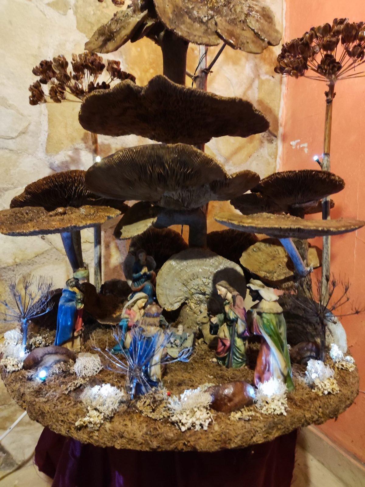 Il Doppio Globo — Cielo e Terra — presepe artigianale di Stefano De Pascale