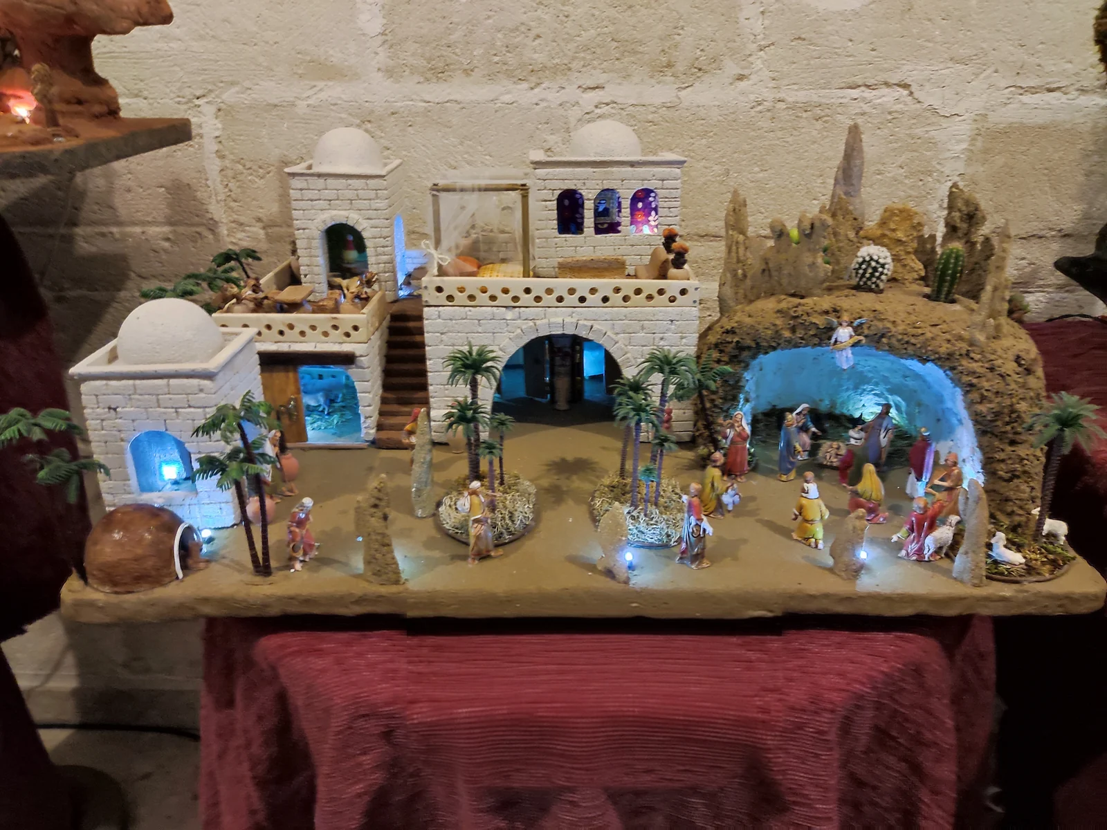La Città Deserta di Abramo — presepe artigianale di Stefano De Pascale