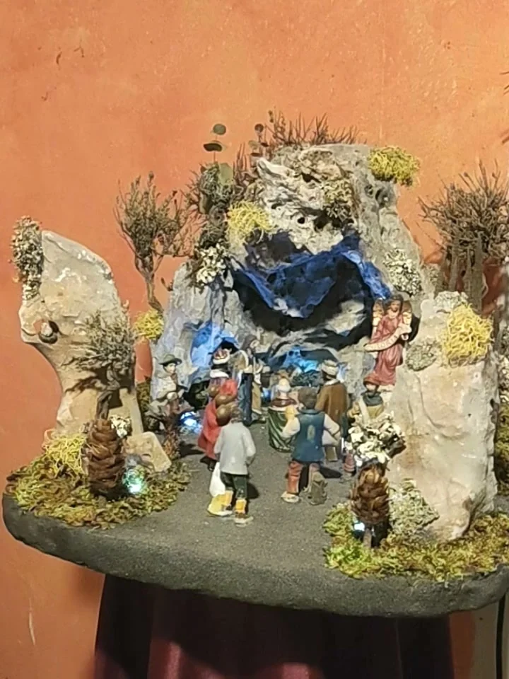 Il Manto Azzurro — presepe artigianale di Stefano De Pascale